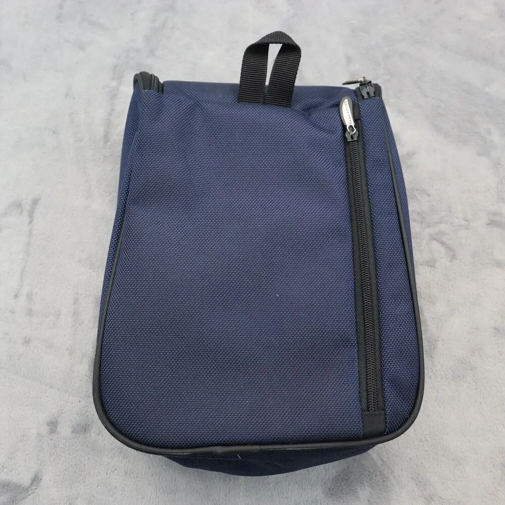 Travelon Carrying Bag Case Navy Blue Travel Tote Zip Closure Electronics Padded